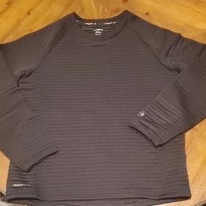 Layer 8 Kids Black Ribbed Long Sleeve Tee
